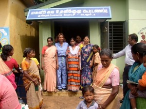Pondicherry Dr. Lisa Masterson Masterson outside the clinic where MFCI is helping the mothers of Pondicherry, India.